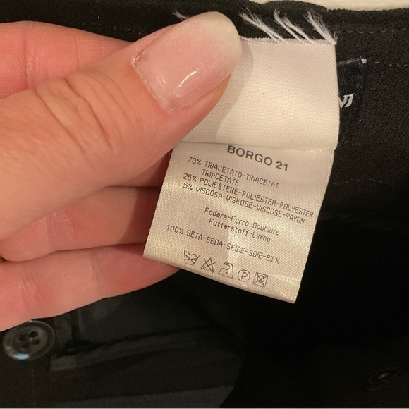 Giorgio Armani black pinstripe trouser - Picture 6 of 9